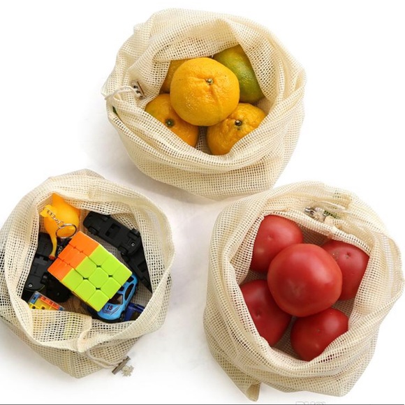 Reusable produce bags set of 3 - Picture 2 of 6